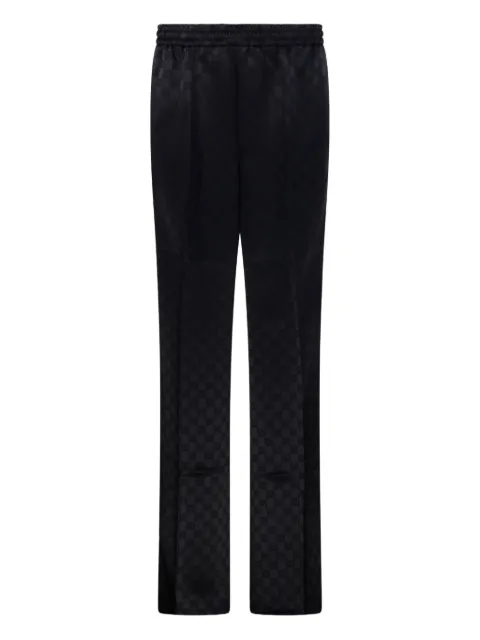 Gucci monogram-pattern trousers