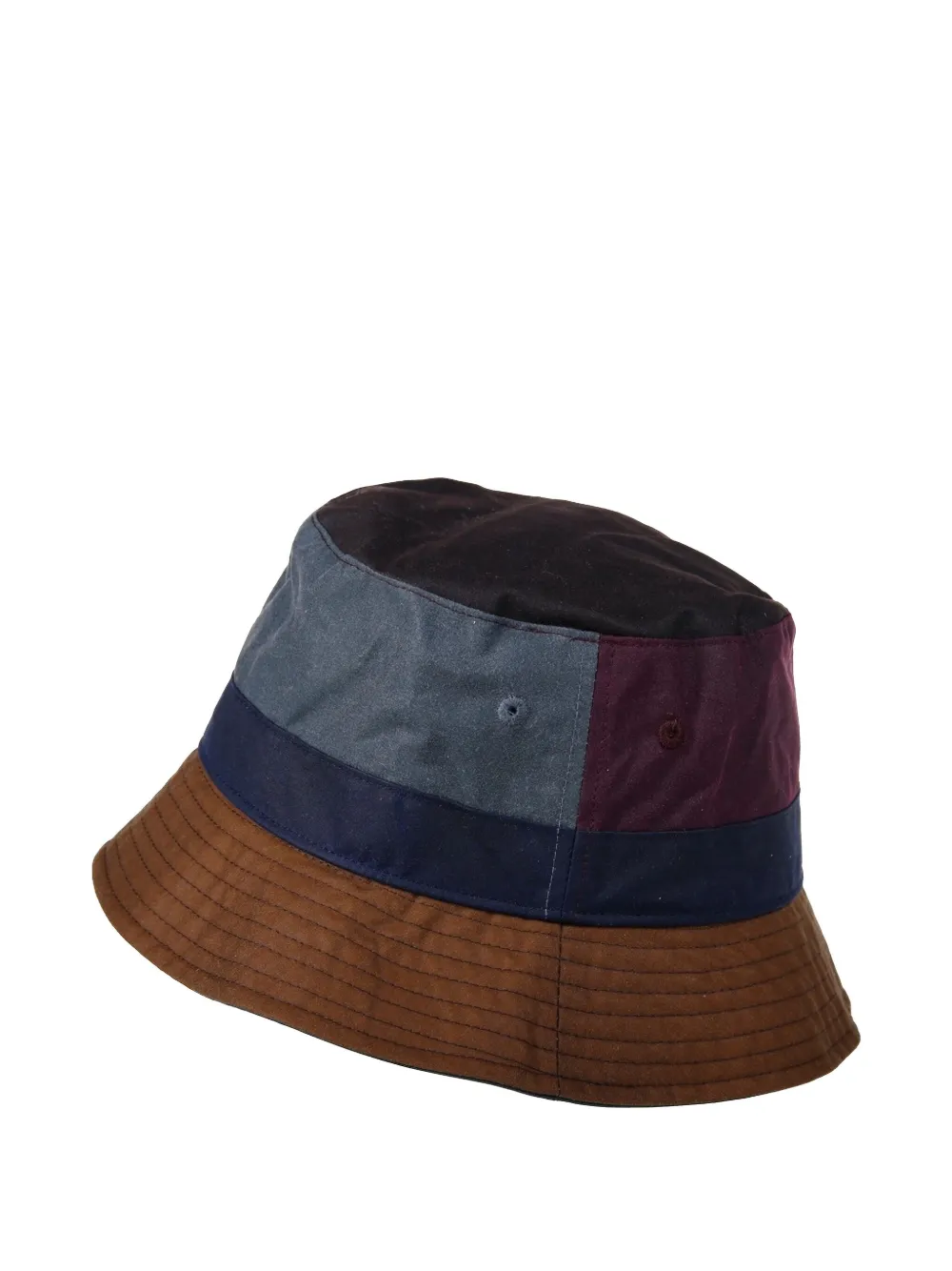 Paul Smith Panelled Bucket Hat In Burgundy