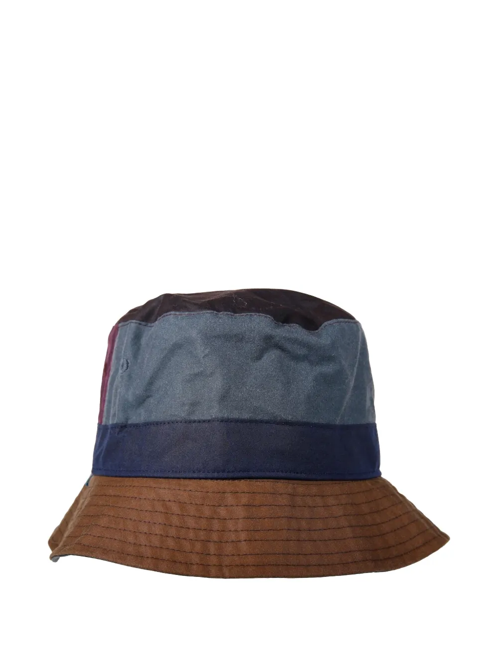 Paul Smith Panelled Bucket Hat In Burgundy