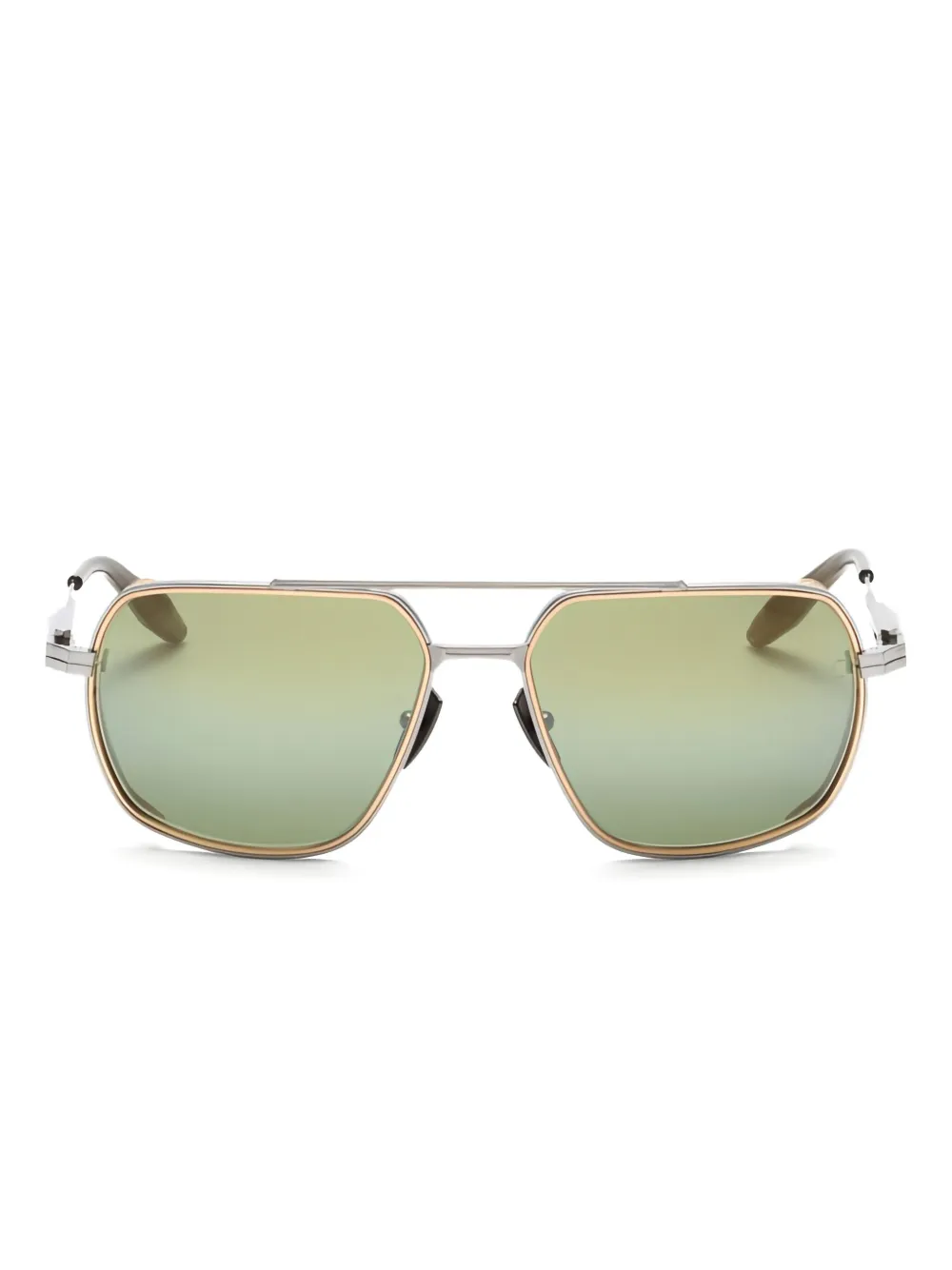 Akoni Pathfinder square sunglasses | Gold | Image 1