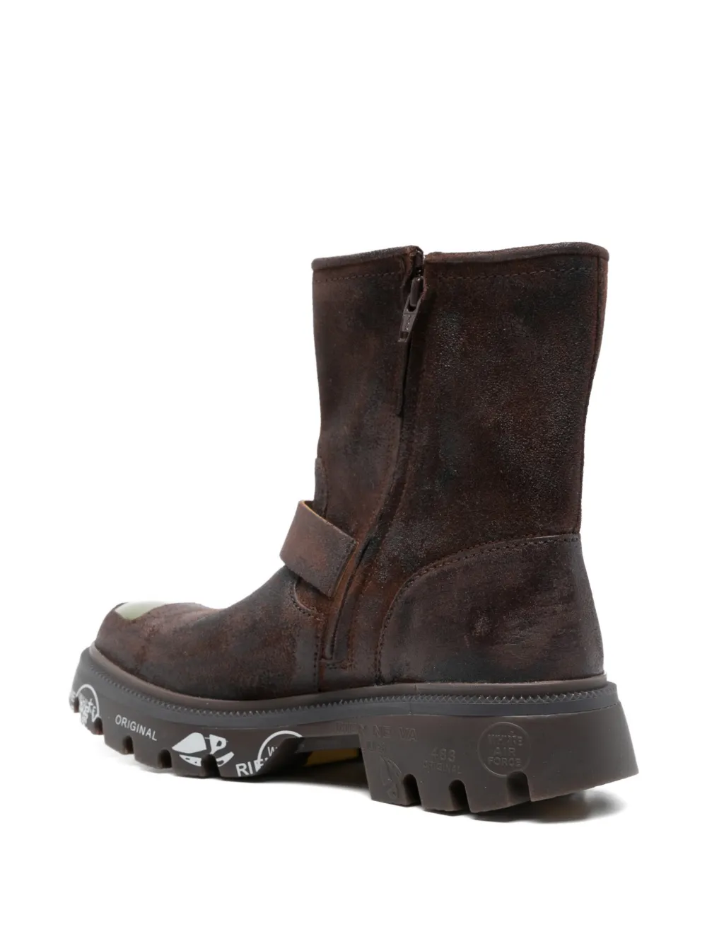 Premiata buckle-detail ankle boots Bruin