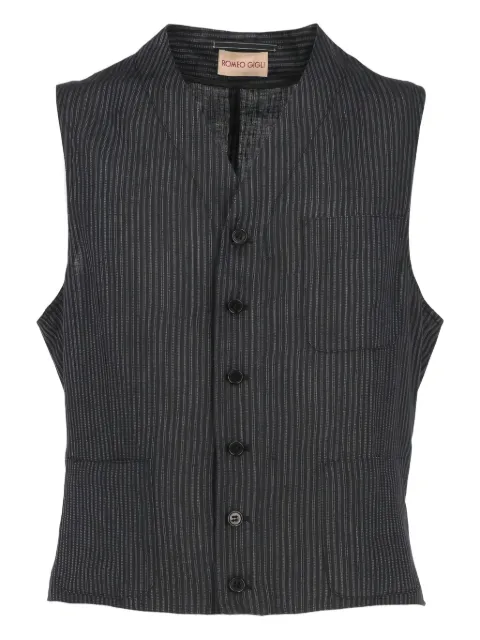 Romeo Gigli Pre-Owned chaleco con botones 1990