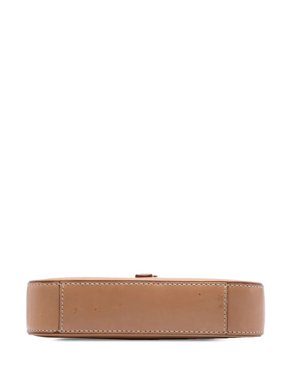 Pre-owned Saint Laurent 2022 Mini Smooth Calfskin Le 5 A 7 Hobo Shoulder Bag In Brown