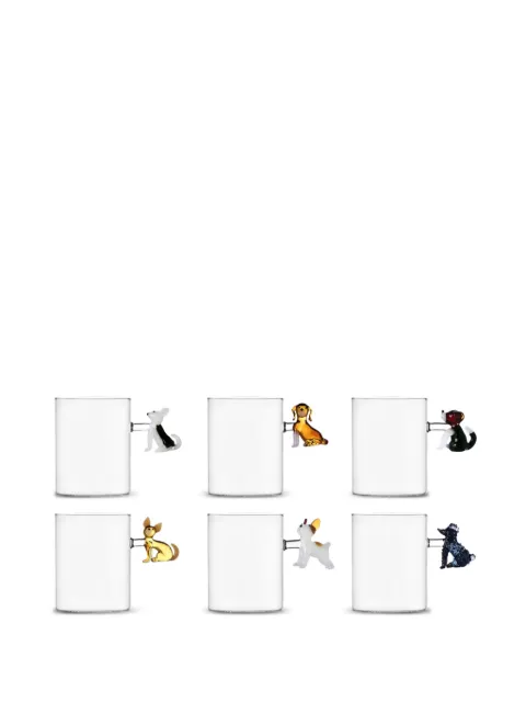 Ichendorf Milano Tassen mit Hunde-Motiv (6er-Set)