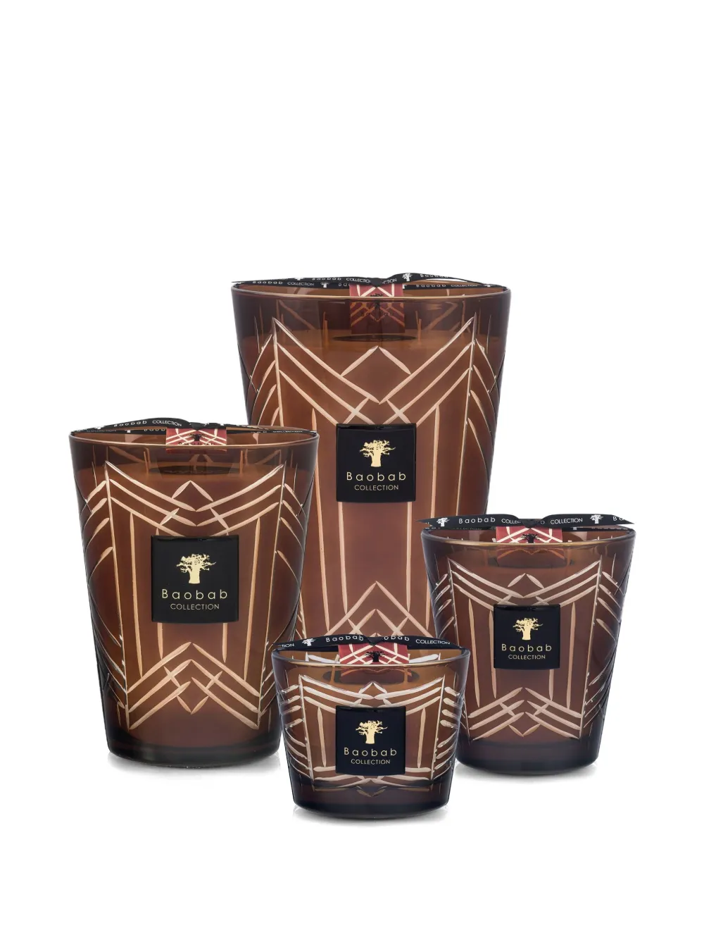 Baobab Collection Heritage Fontenay kaars (24 cm) - Bruin