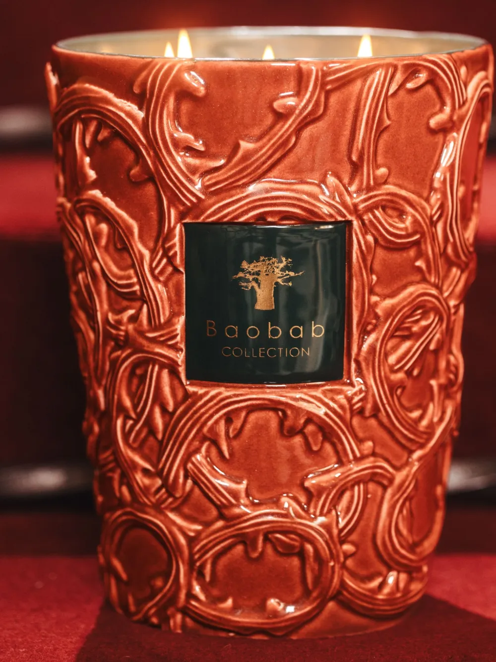 Baobab Collection Brame Artemis Candle (24cm) In Red