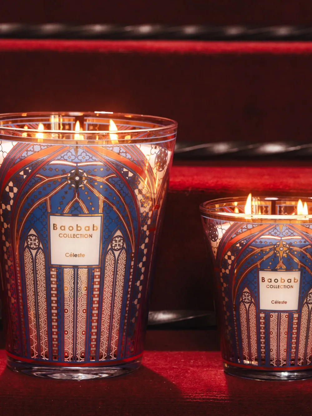 Baobab Collection Céleste Candle (24cm) In Multi