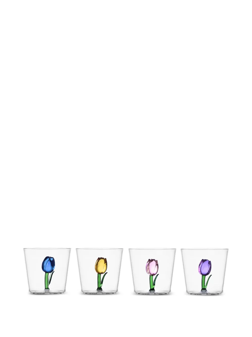 Ichendorf Milano Tulips Tumbler (set Of Four) In Multi