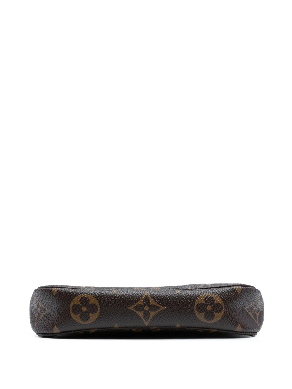 Pre-owned Louis Vuitton 2013 Monogram Trunks And Locks Mini Pochette Accessoires Shoulder Bag In Brown