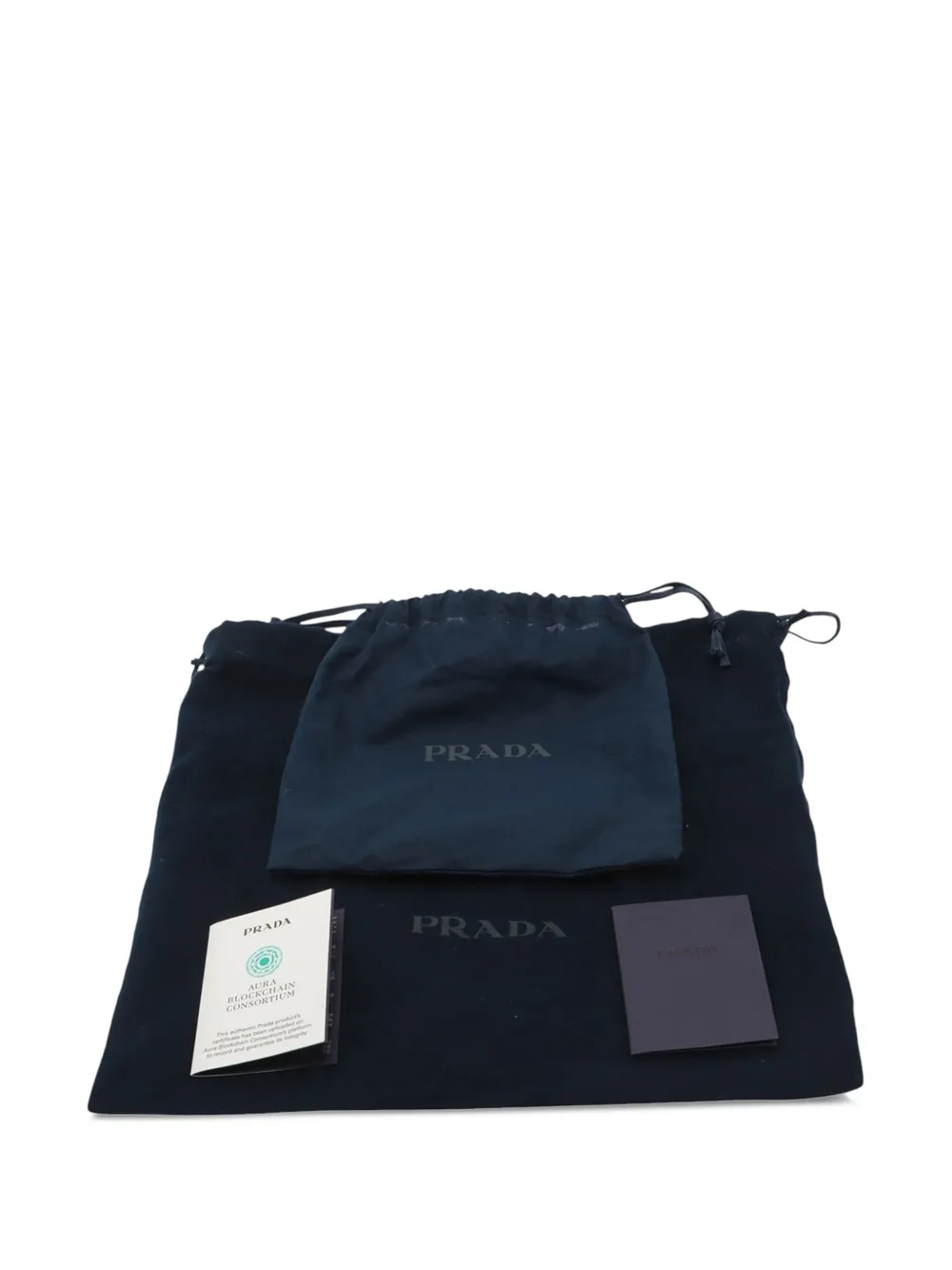 Prada Pre-Owned 2013-2025 ブラッシュドレザー ブリック ショルダーバッグ | プレオウンド | Image 2