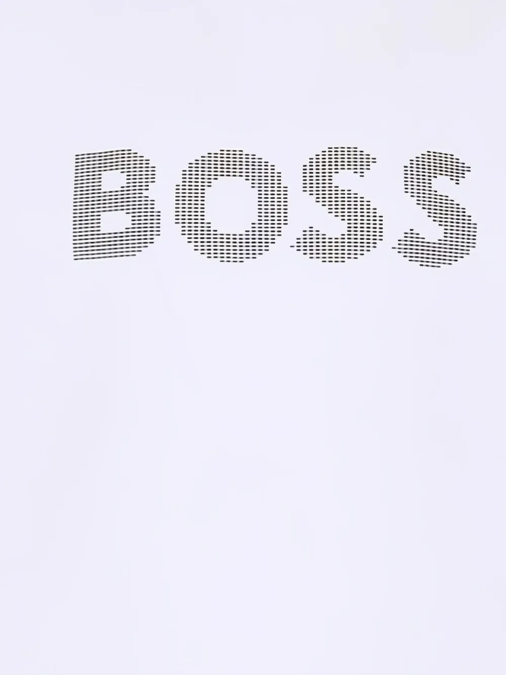 BOSS Kidswear T-shirt met lange mouwen en logo Wit