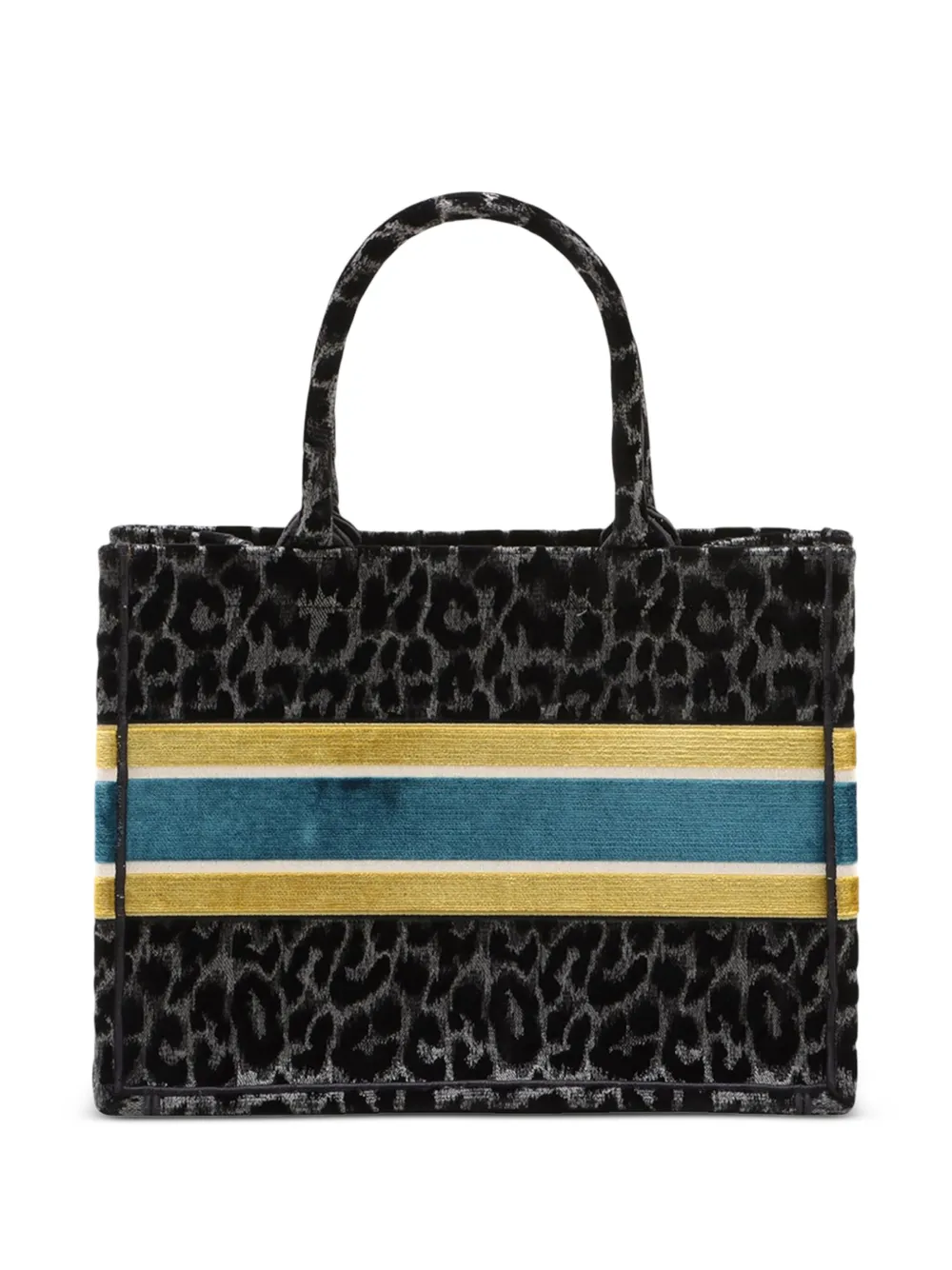 Christian Dior Pre-Owned sac cabas Leopard Book médium en velours brodé (2021-2025) | Pre-owned | Image 2