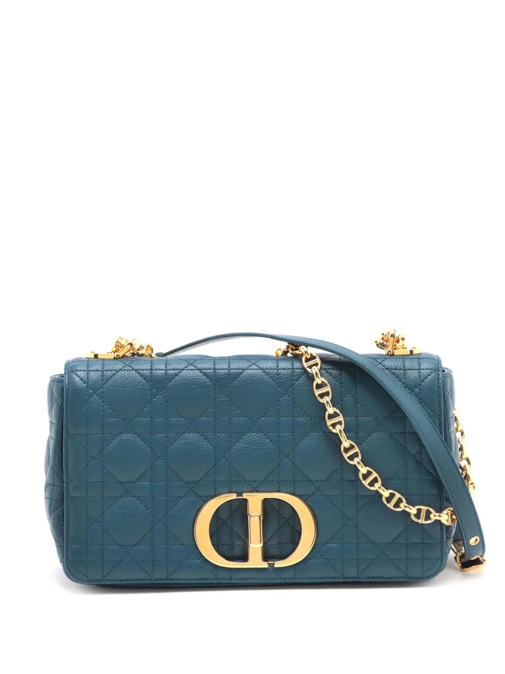 Christian Dior Pre-Owned 2021-2025 ミディアム カーフ カナージュ サプル カロ ショルダーバッグ -