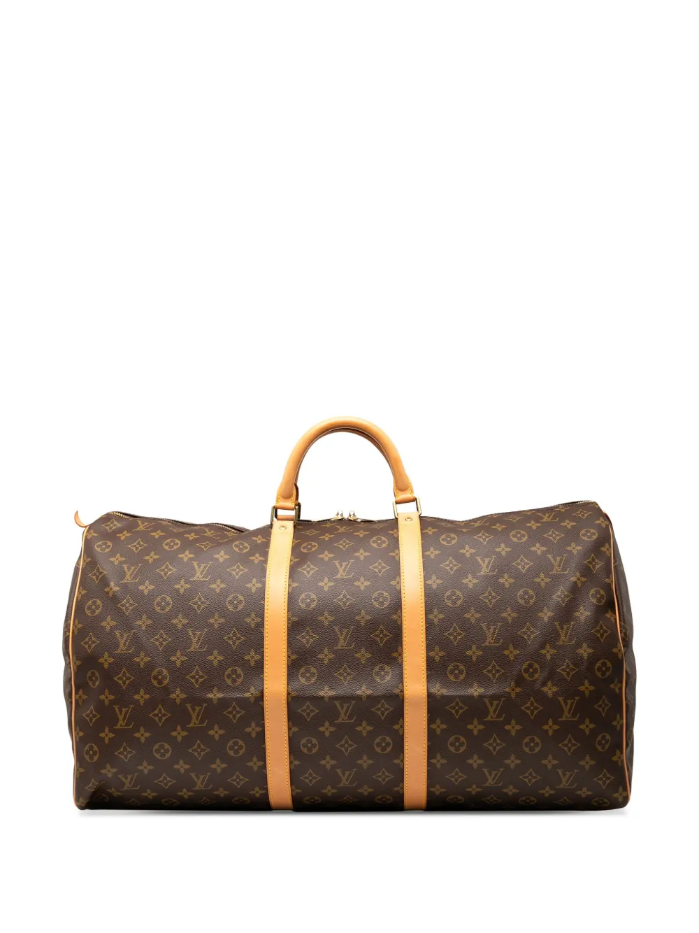 Louis Vuitton Pre-Owned bolsa de viaje con monograma Keepall 60 2004 | marrón | Image 1