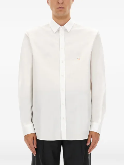 Moschino duck-embroidered shirt