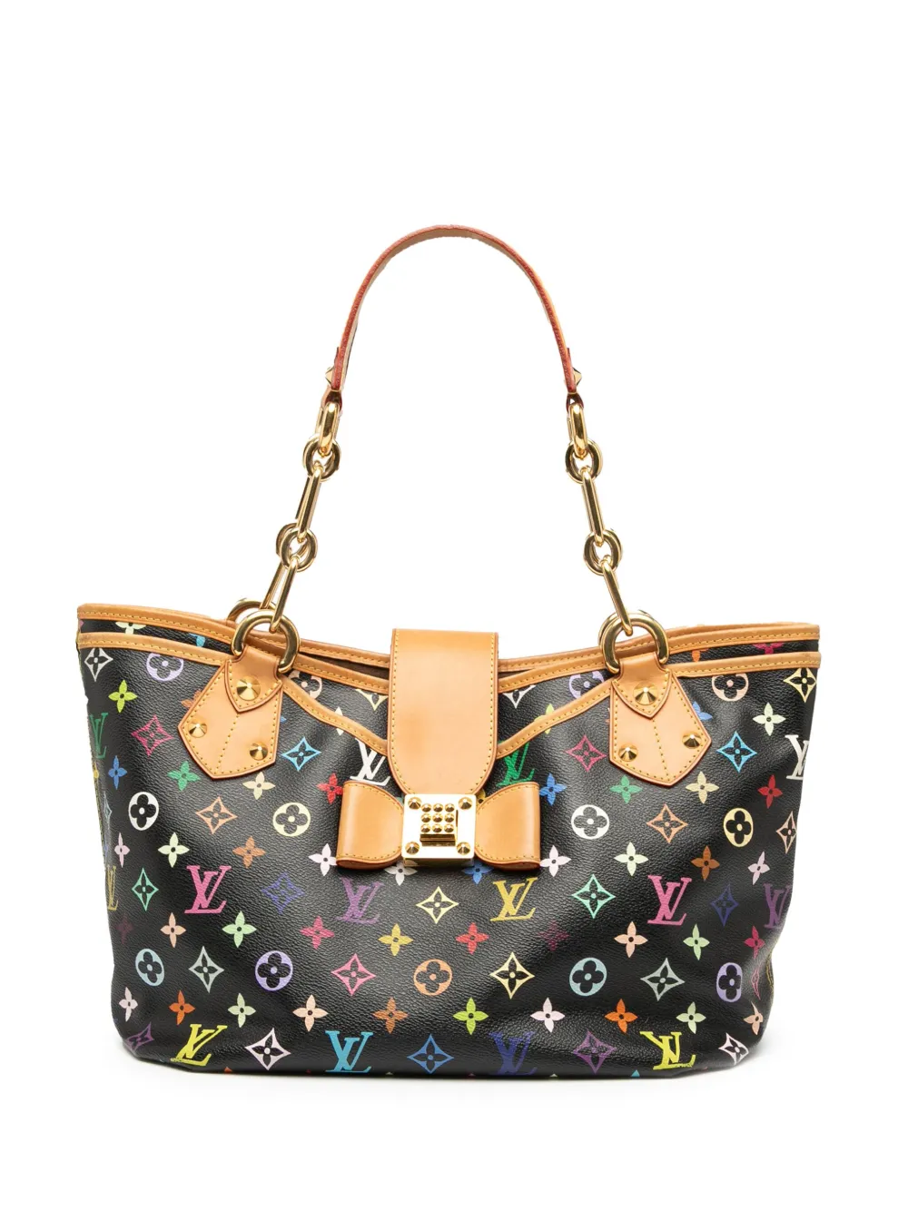 Louis Vuitton Pre-Owned 2011 モノグラム マルチカラー アニー GM トートバッグ - ブラック Louis Vuitton Pre-Owned 2011 モノグラム マルチカラー アニー GM トートバッグ - ブラック