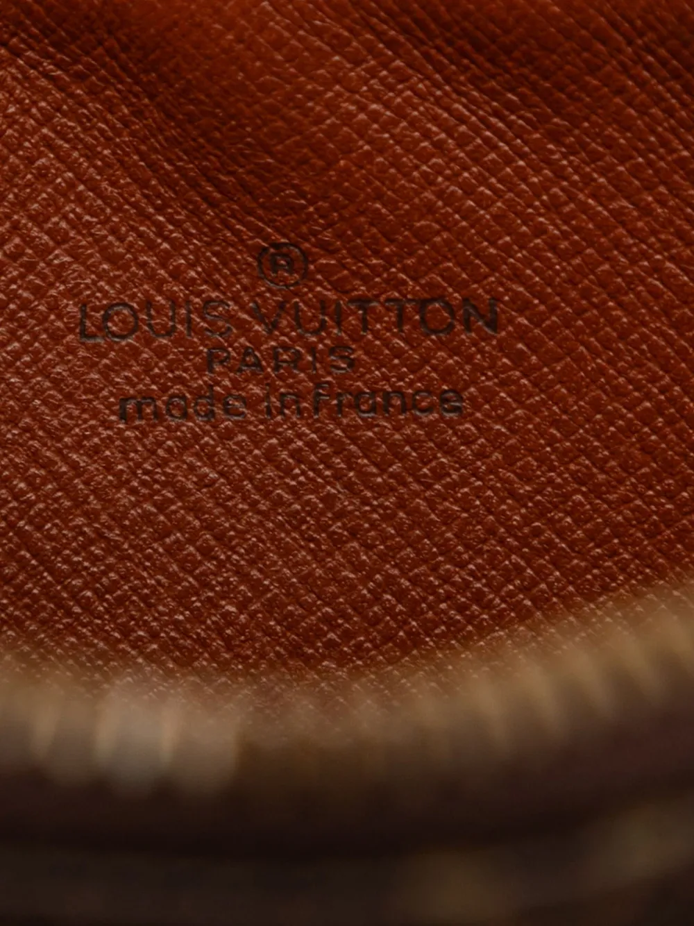 Pre-owned Louis Vuitton 1987 Monogram Pochette Marly Bandouliere Crossbody Bag In Brown