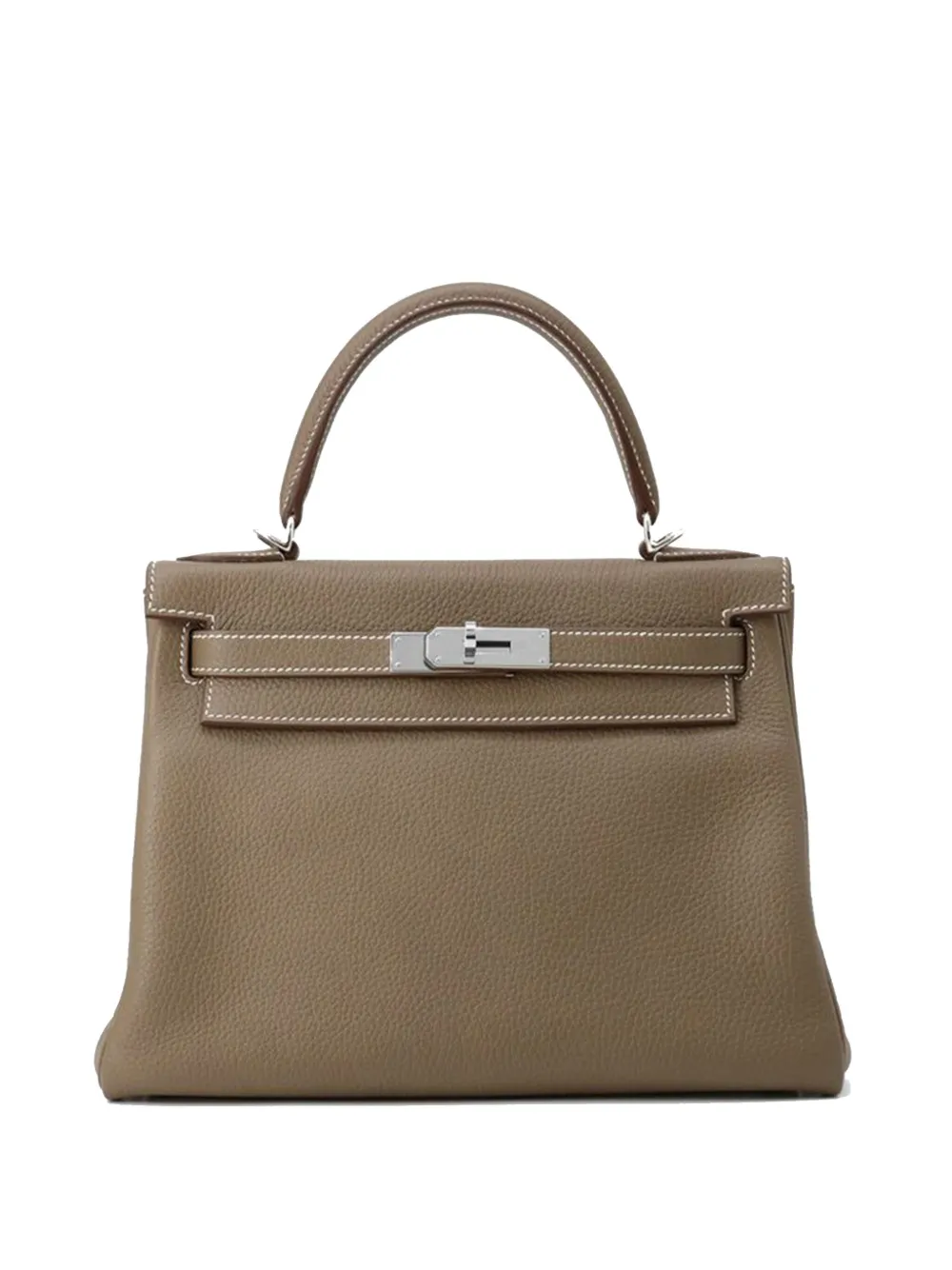 Hermès Pre-Owned 2021 Togo Kelly II Retourne 25 satchel | Brown | Image 1