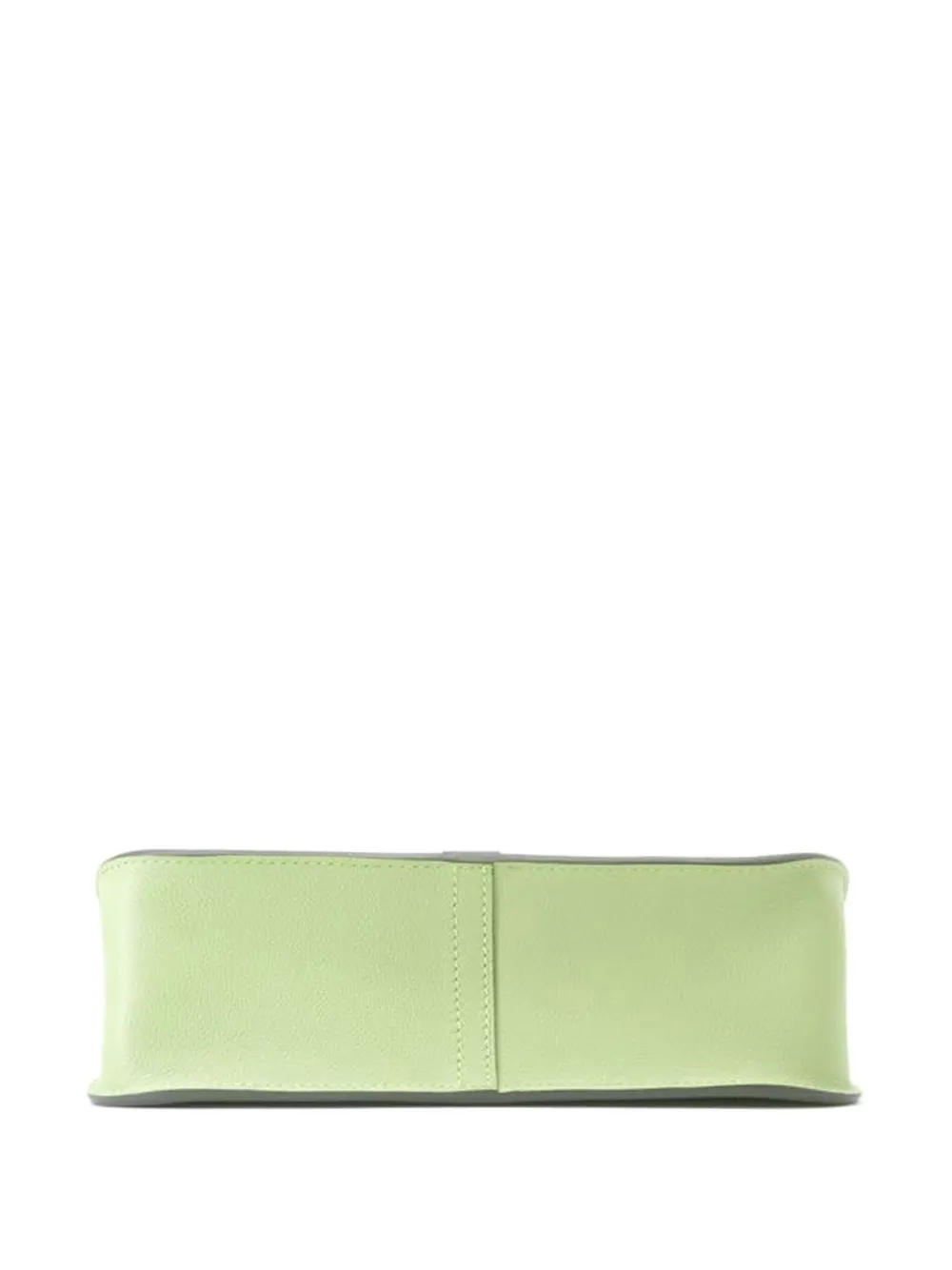Pre-owned Hermes 2022 Evercolor Halzan 25 Satchel In Green