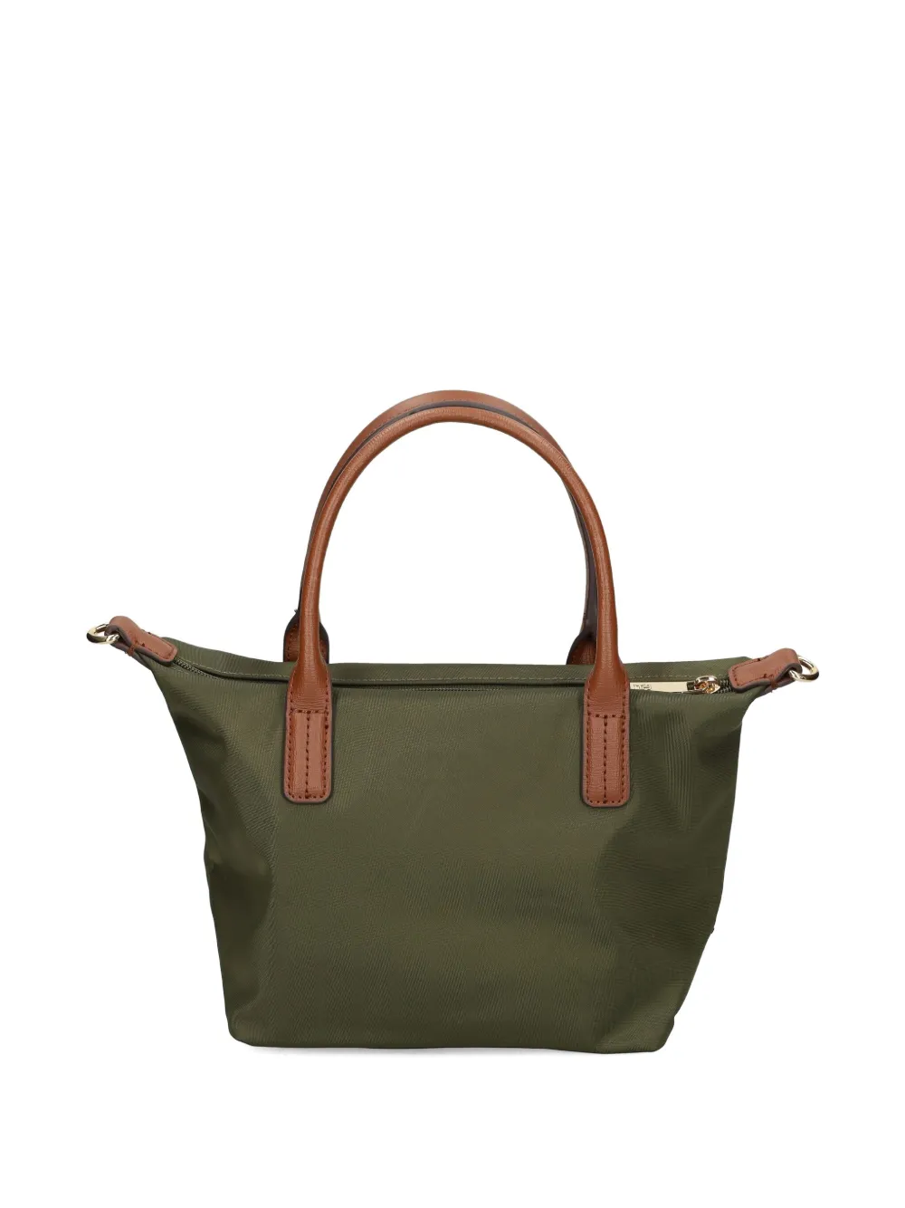 Tommy Hilfiger Webbing shopper met logoplakkaat - Groen