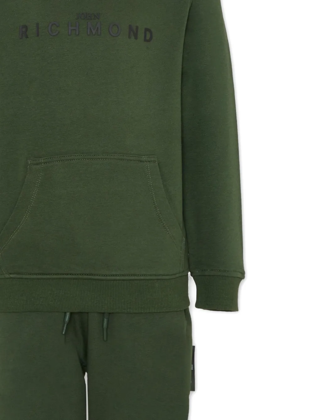 John Richmond Junior Trainingspak met capuchon Groen