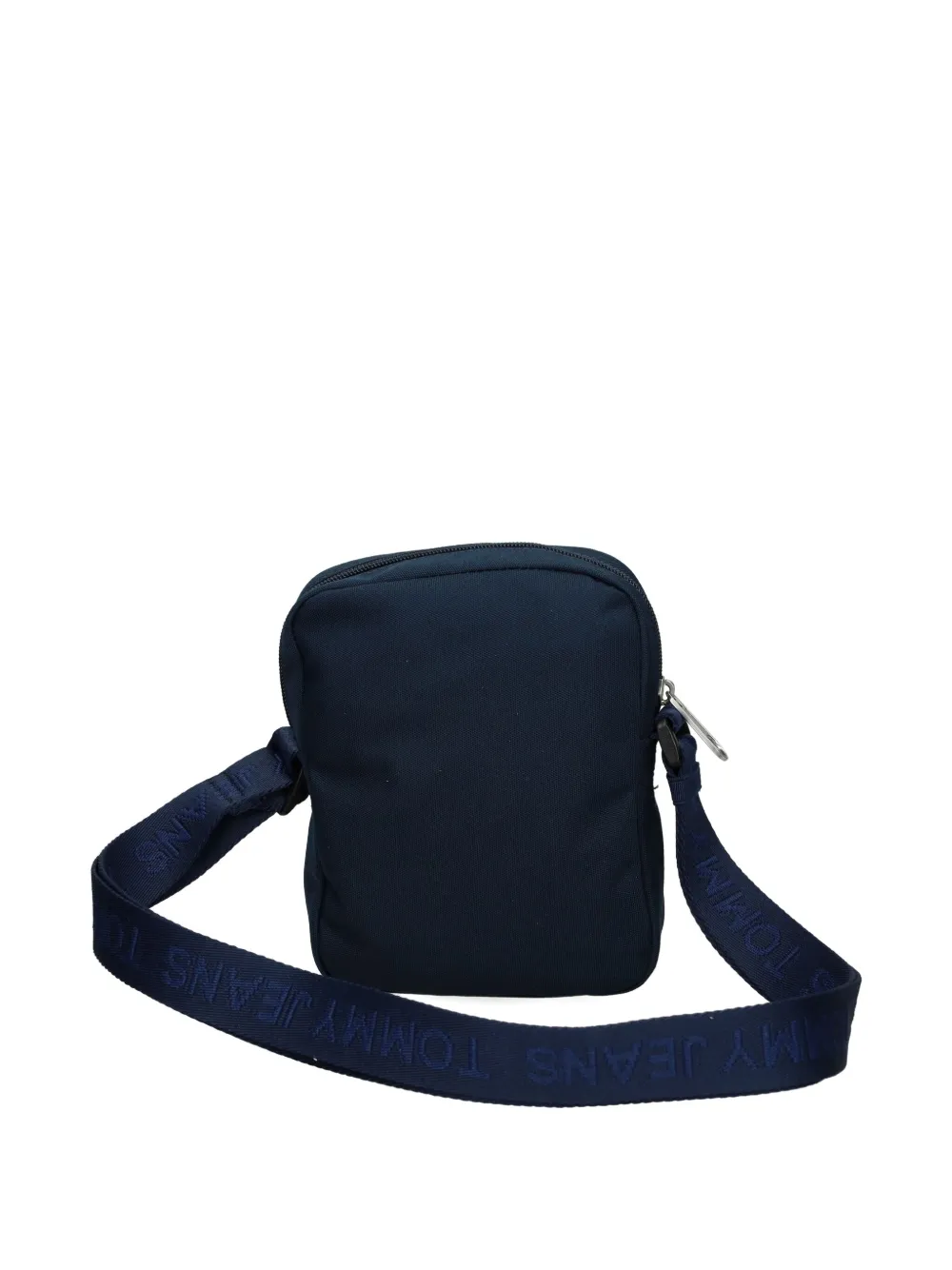 Tommy Jeans logo zip messenger bag - Blauw