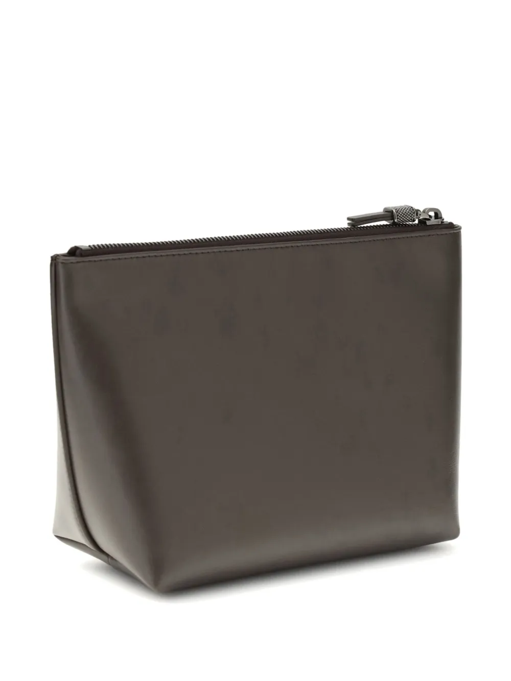 Brunello Cucinelli Brown Calf Leather Bos Taurus Accessories In Brown