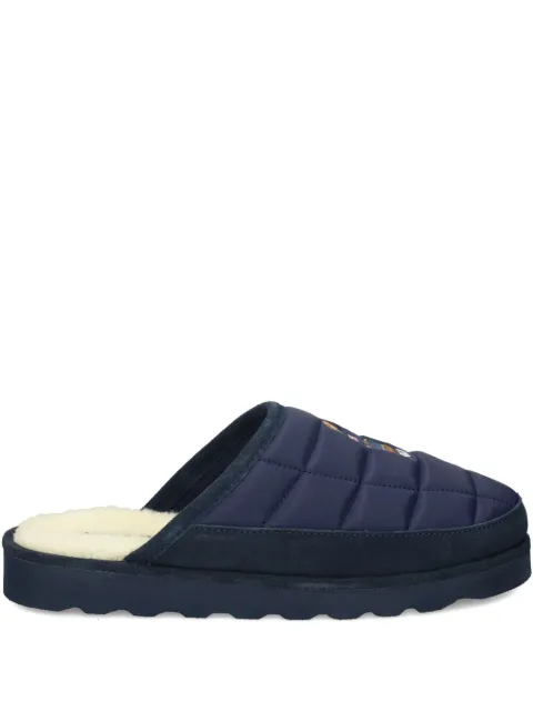 Polo Ralph Lauren slippers capitonados con bordado
