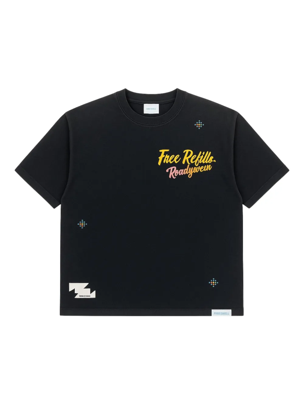 Free Refills playera Sacred | negro | Image 1