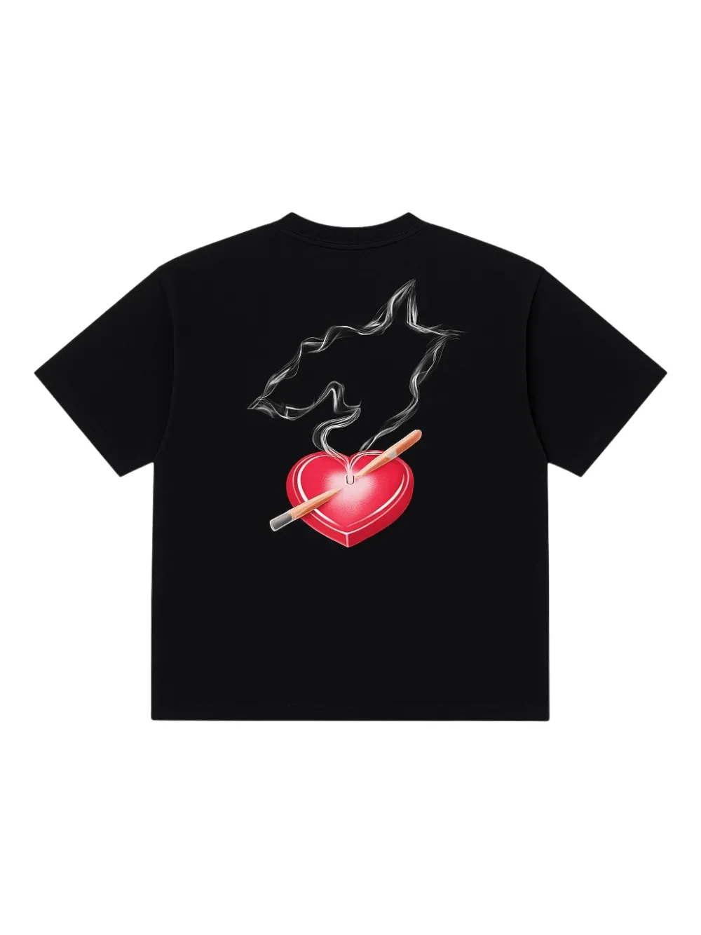 Free Refills Ashtray T-shirt - Zwart