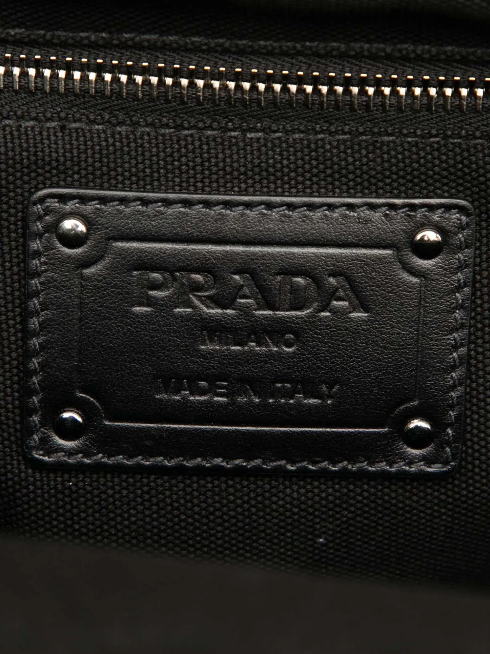 Pre-owned Prada 2013-2025 Canvas Wood Handle Canapa Logo Satchel In Black