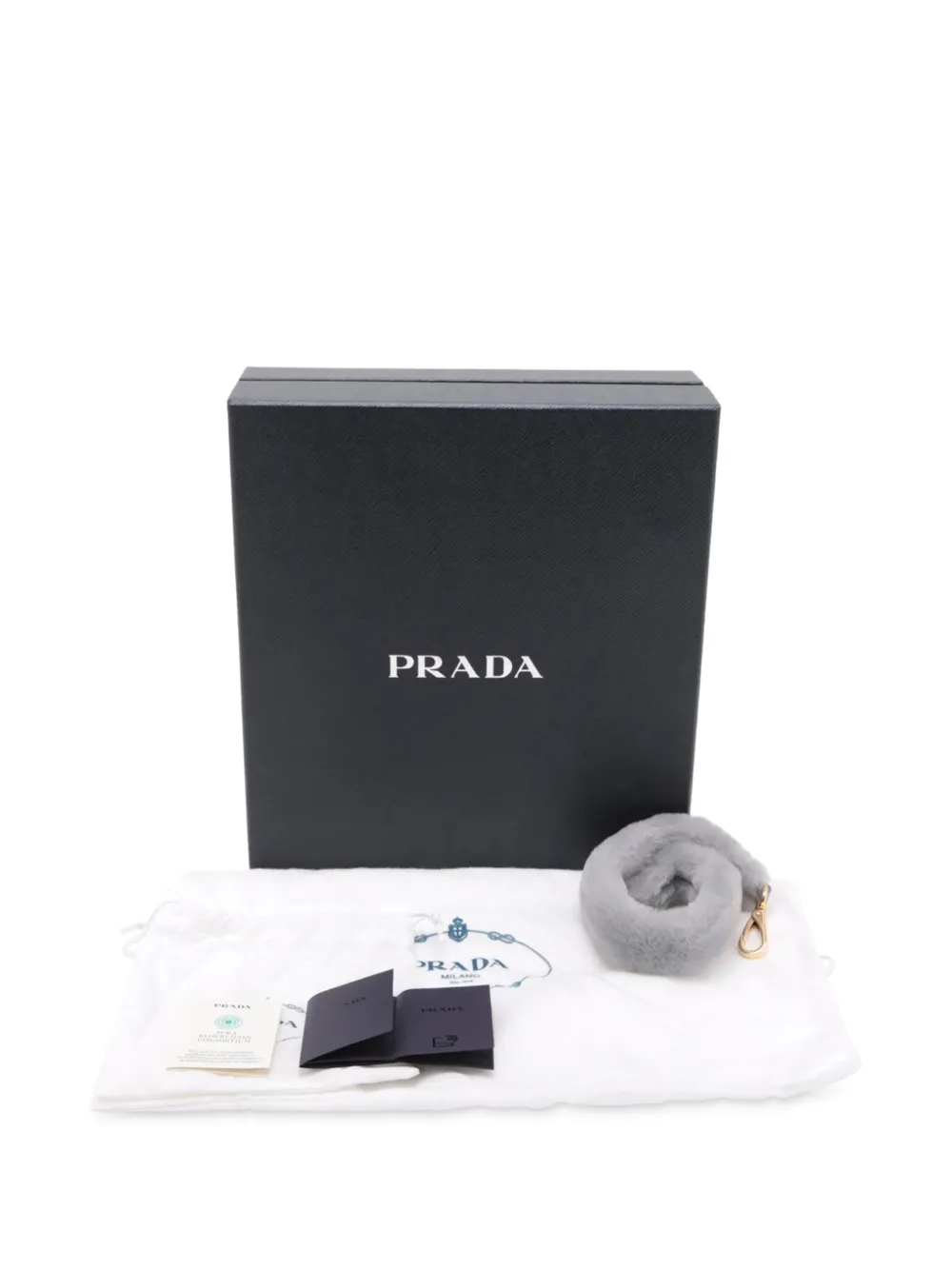 Prada Pre-Owned mini sac à main Triangle en peau lainée (2013-2025) | Pre-owned | Image 2