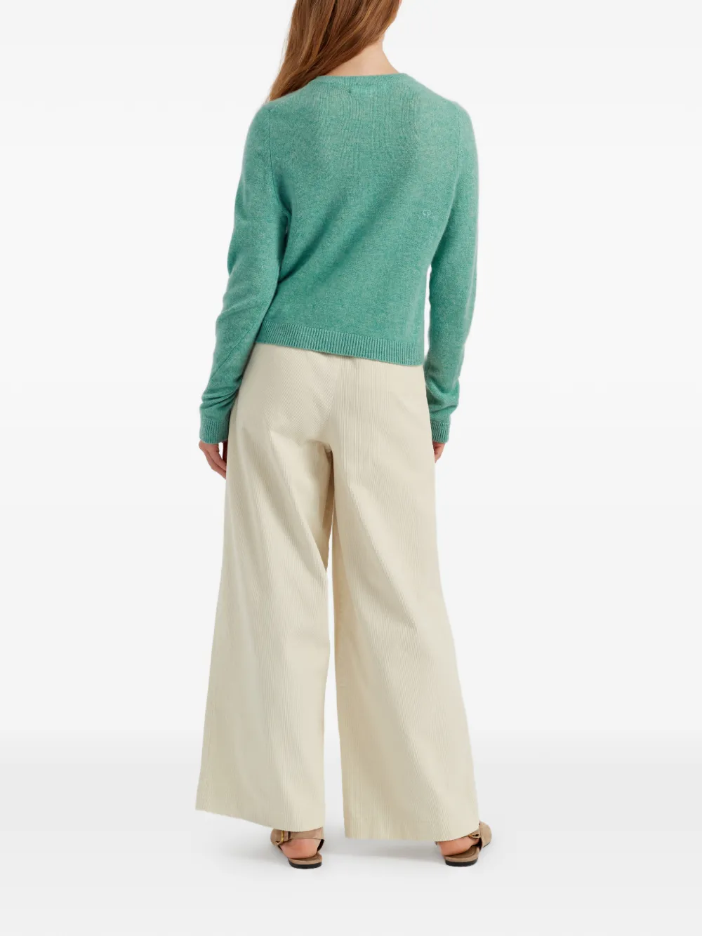  Chinti & Parker Button Cardigan - Green 