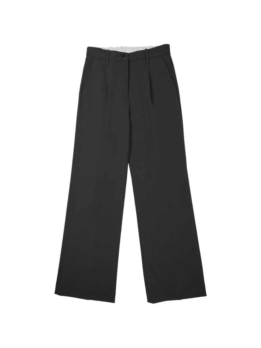 Nine In The Morning pleated straight-leg trousers - Nero