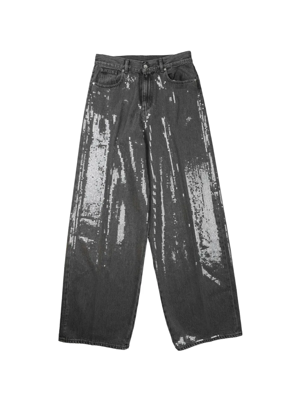 Nine In The Morning sequin-embellished jeans - Grigio