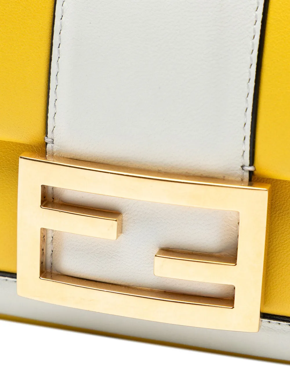 2010-2025 Mini Bicolor Nappa Apolo Chain Baguette Shoulder Bag
