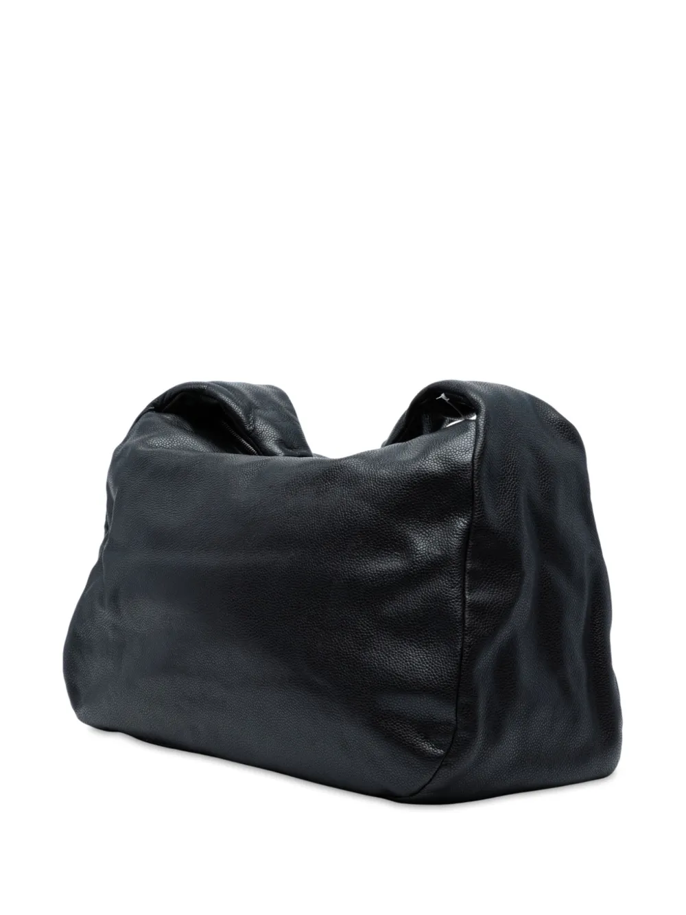 Pre-owned Chanel 2009-2010 Caviar 31 Hobo Bag In Black