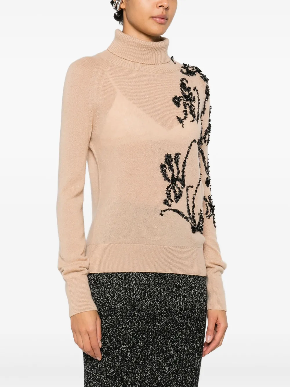 Ermanno Scervino Coltrui met bloemenprint Bruin