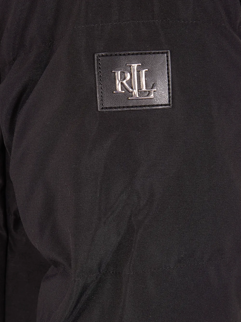 Lauren Ralph Lauren Jas met kraag van imitatiebont Zwart