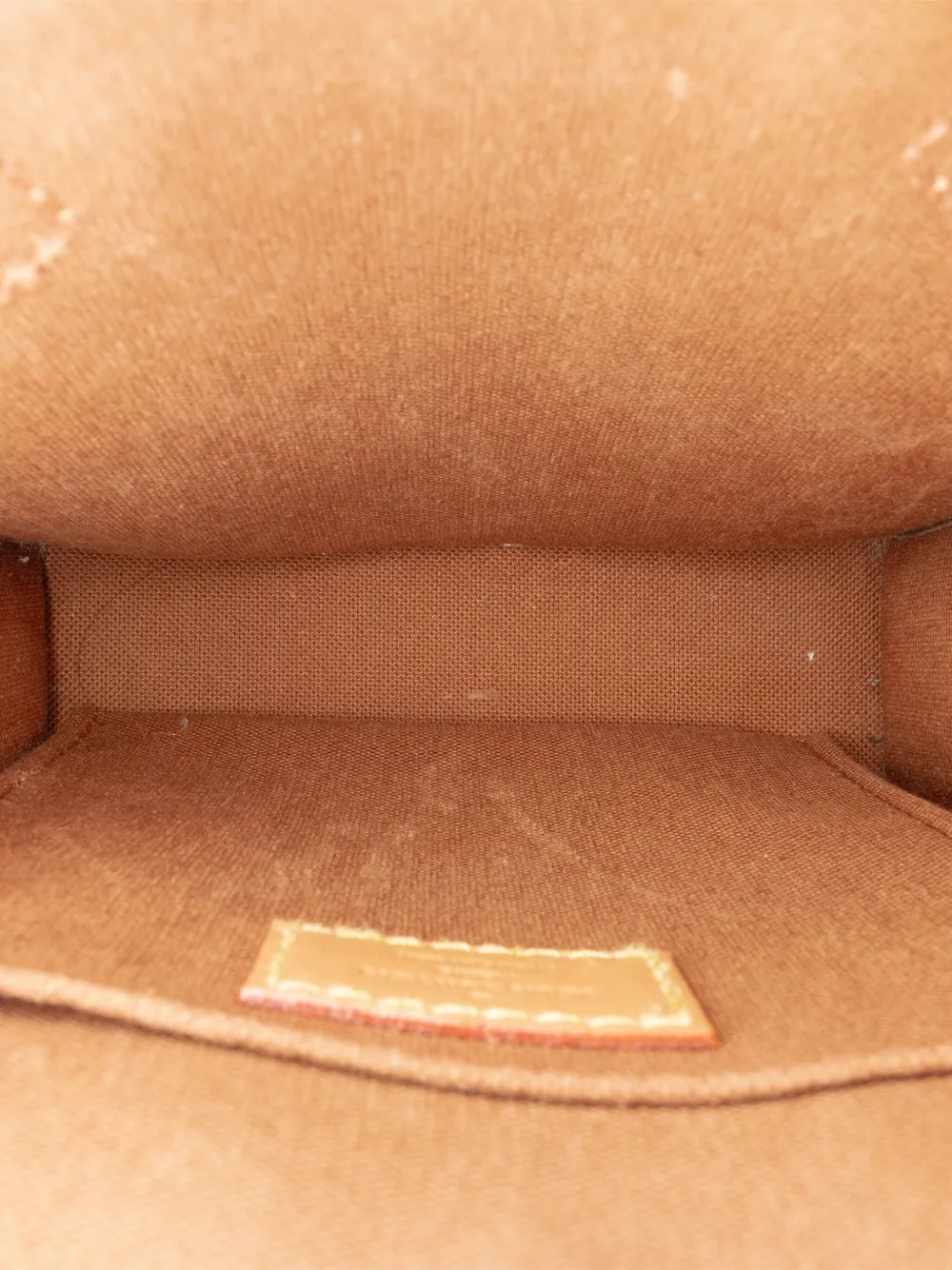 Pre-owned Louis Vuitton 2020 Monogram Petit Sac Plat Satchel In Brown