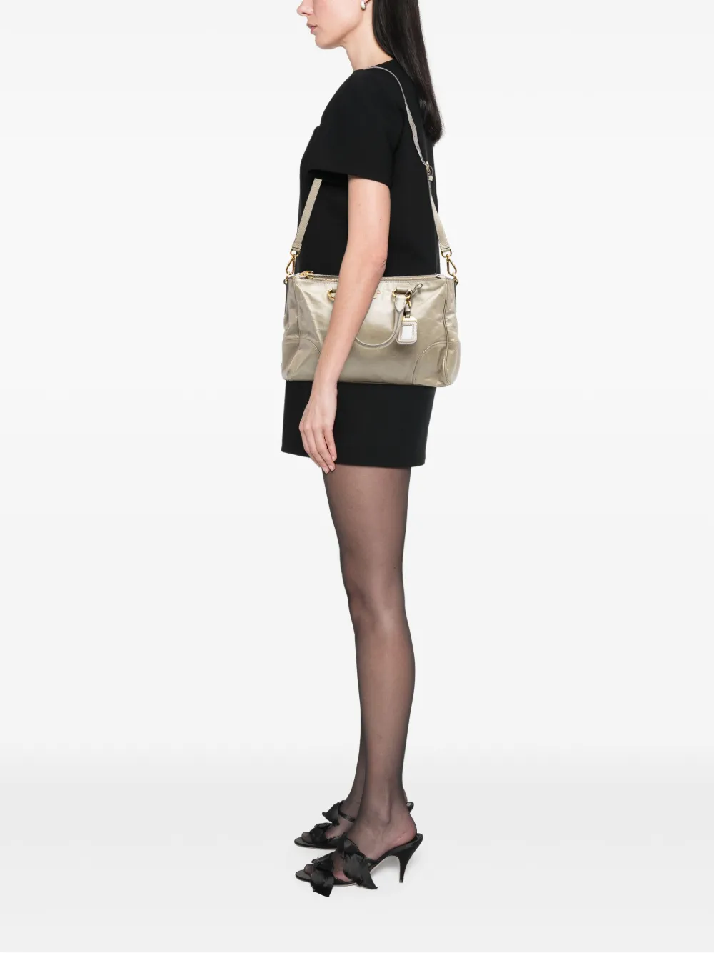 Prada Pre-Owned 2000-2025 Vitello Shine satchel | Pre-Owned | Image 2