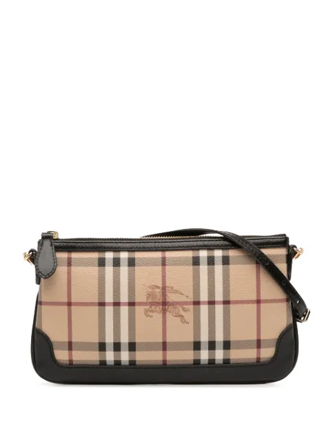 Burberry Pre-Owned 2000-2017 Haymarket Check Coated Canvas crossbody bag