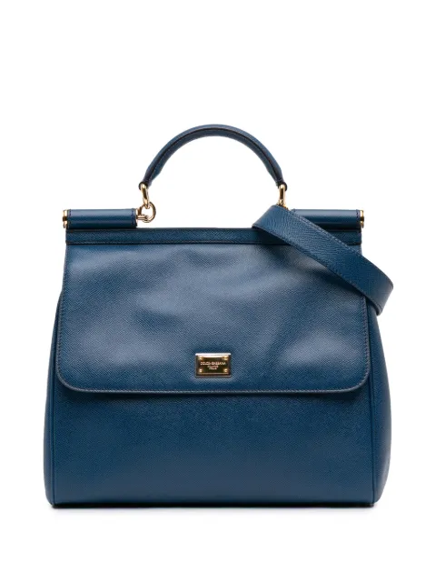 Dolce & Gabbana Pre-Owned 2009 Large Calfskin Miss Sicily satchel