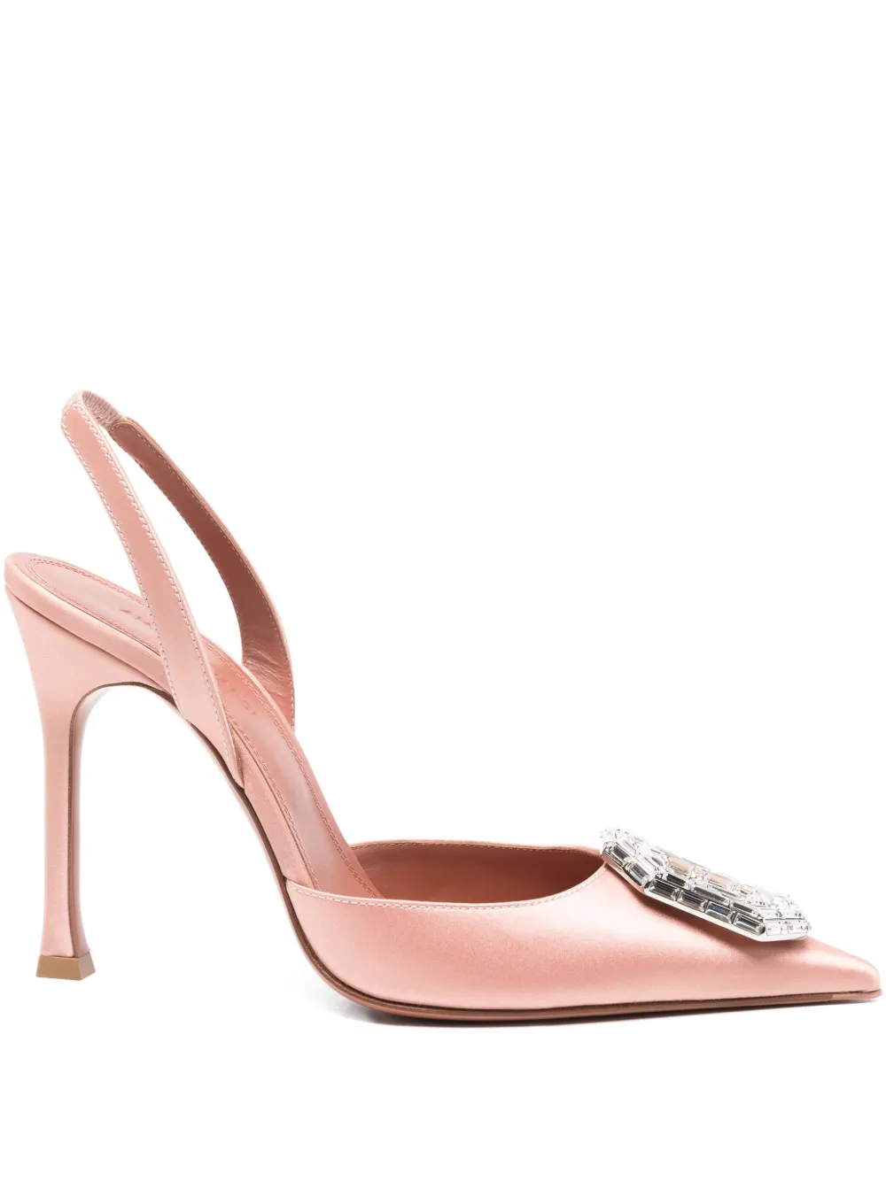 Amina Muaddi Camelia slingback pumps Roze