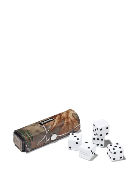 Supreme leather dice set