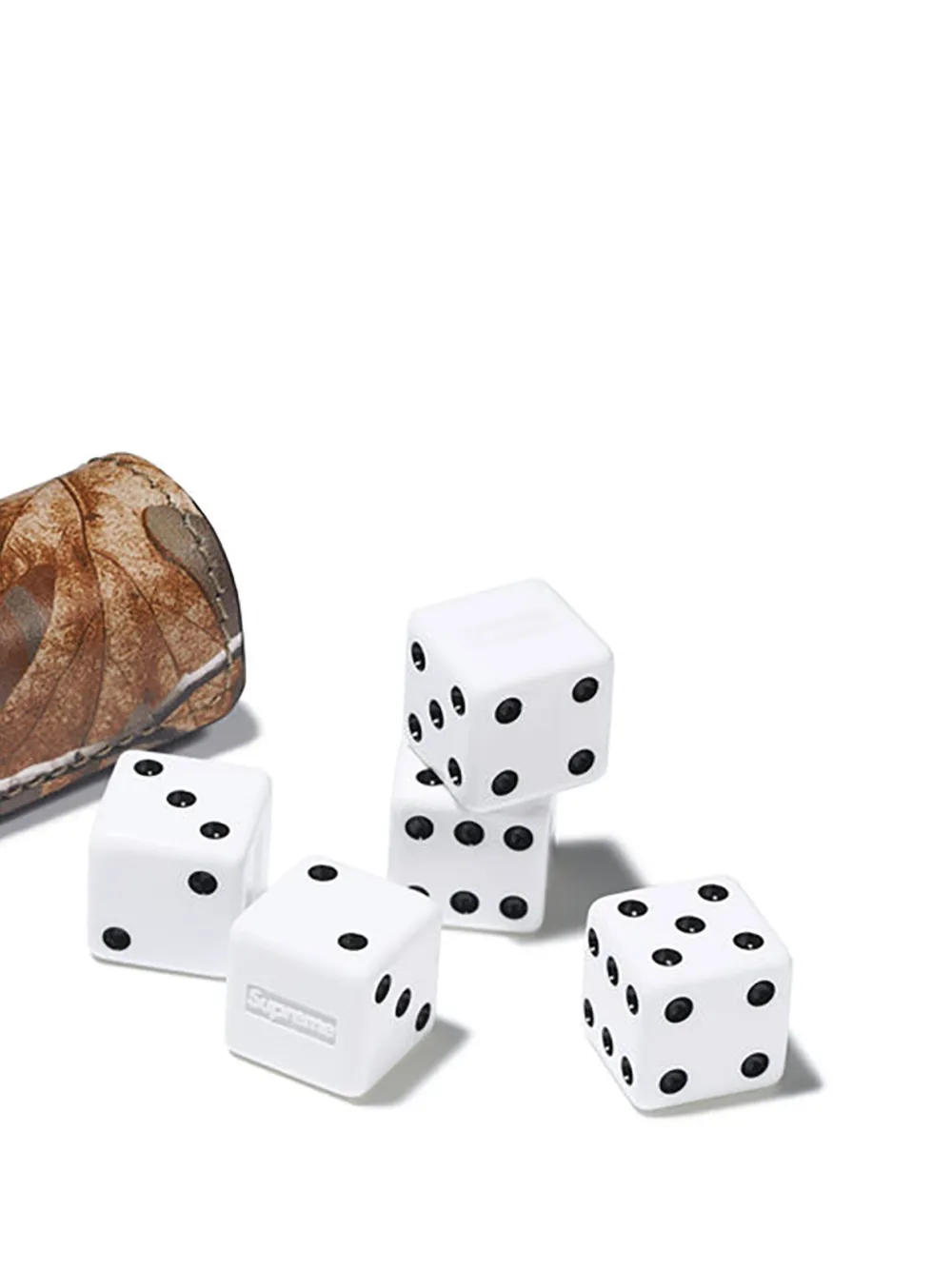 Supreme Leather Dice Set | Brown | FARFETCH PH