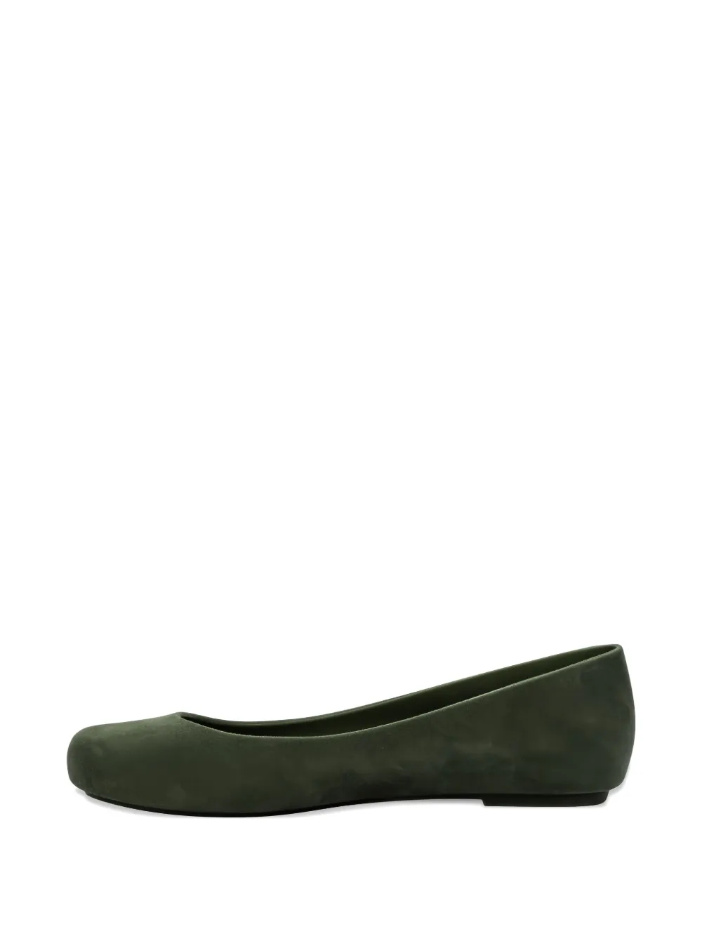 Melissa Sweet Love Velvet Ballerinas In Green