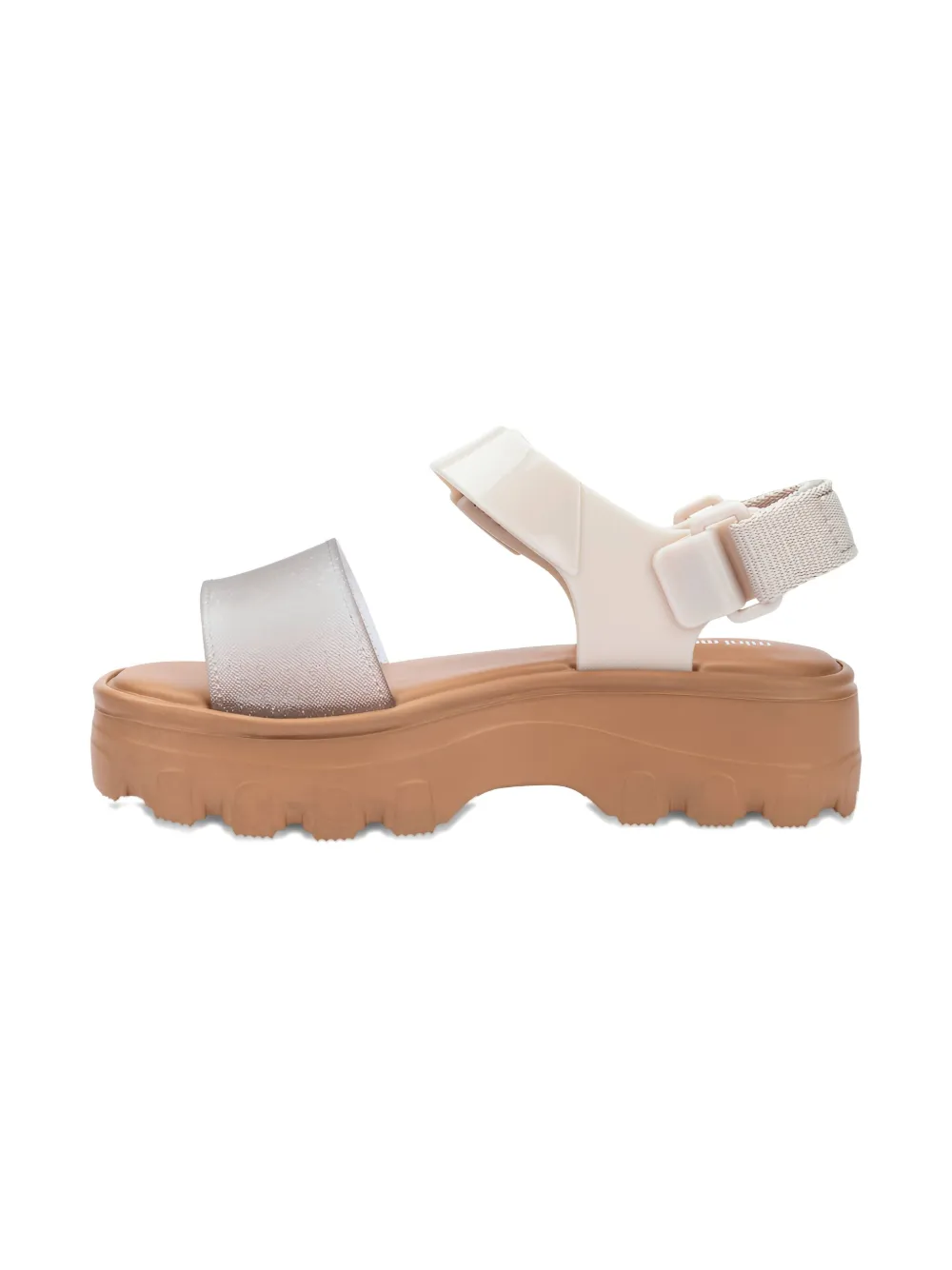 Mini Melissa Kick Off sandalen Wit
