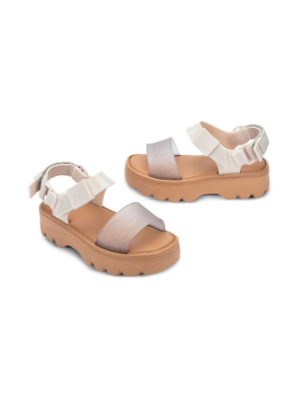  Mini Melissa Kick Off Sandals - White 