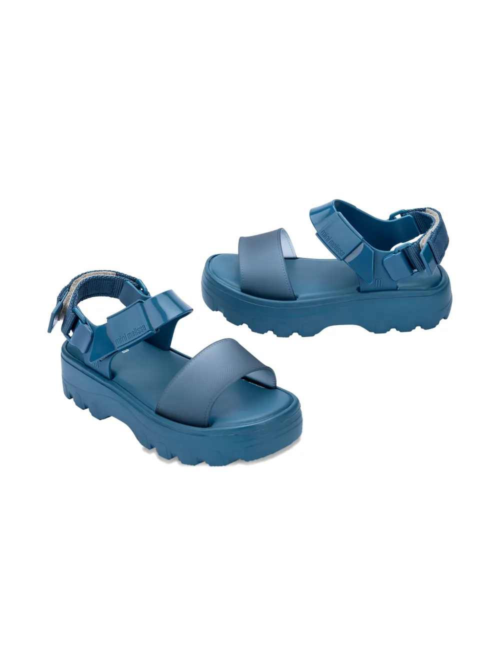 Mini Melissa Kick Off sandalen Blauw